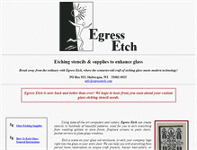 Tablet Screenshot of egressetch.com
